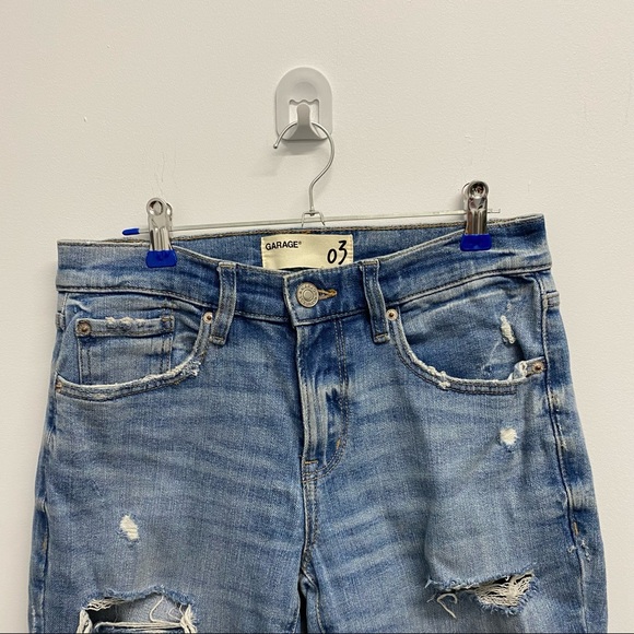 DISTRESSED ANKLE JEANS - Picture 6 of 11